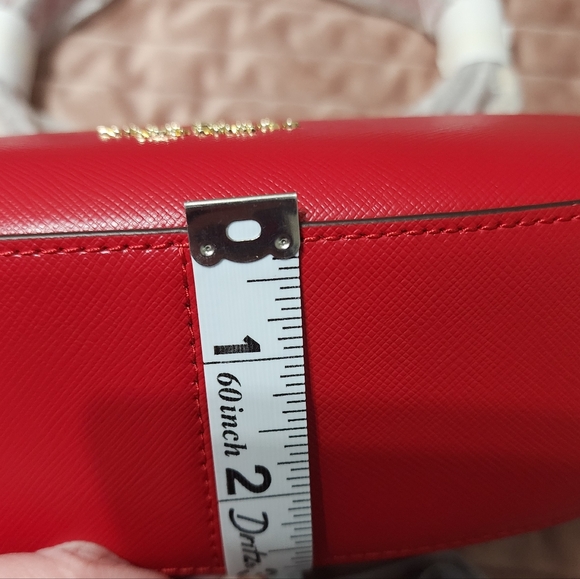 kate spade Red Leather Crescent Shoulder Bag - Picture 10 of 11